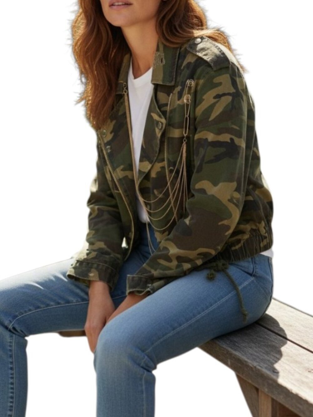 Atoir In For the Kill Jacket Camo Print - NWT